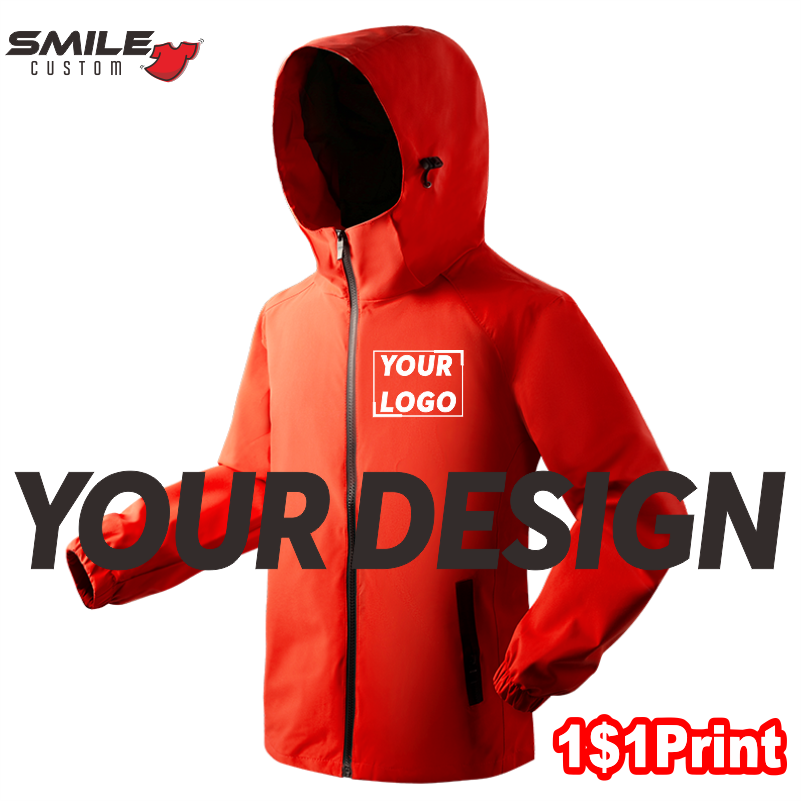 Winter Clothing Companies - Casual Trench Coat Custom Print Logo