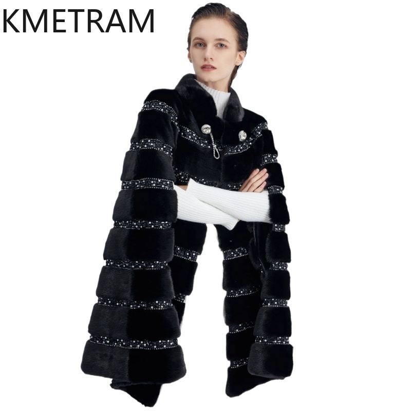 Quality Winter Clothing Jacket - 100% Natural Mink Fur Jacket Woman