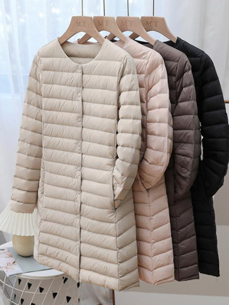 Puffer Jacket Women Down - SEDUTMO Winter Ultra Light Thin Duck