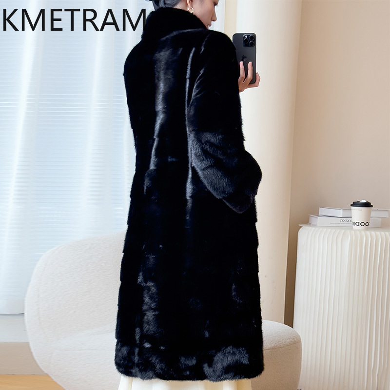 Real Whole Mink Fur Coat Woman - Quality Winter Clothing Jacket review and price