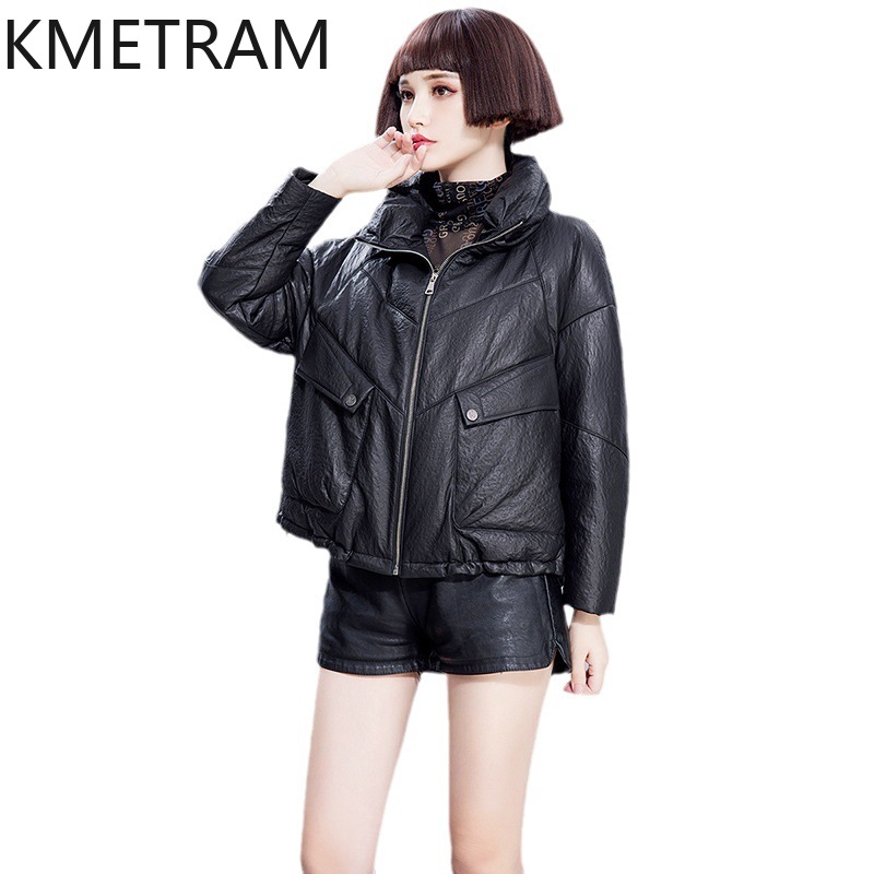 KMETRAM Real Sheepskin Leather - Puffer Jacket Women Down review and price