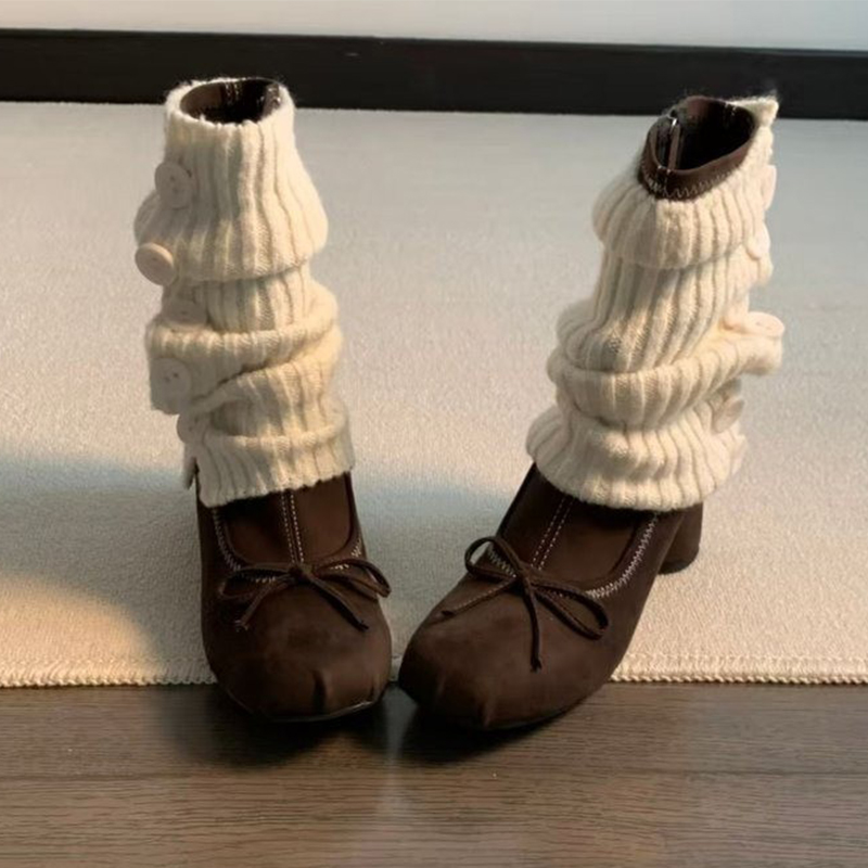 Bow High Heels Women Boots New - Winter Clothing Women'S review and price