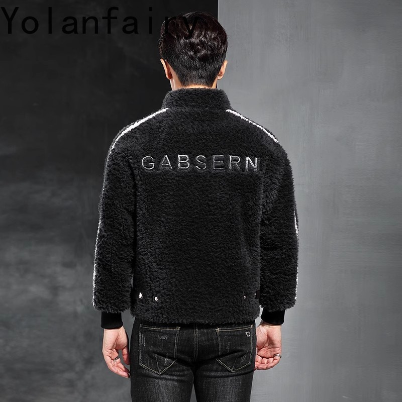 YOLANFAIRY 100% Wool Mens Real - Quality Winter Clothing Jacket review and price
