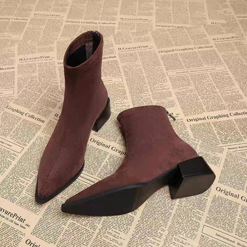 New Low Heel Women Mordern Ank - Winter Clothing Women'S review and price
