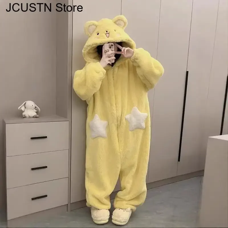 Kawaii Kigurumi 2025 Autumn Wi - Winter Clothing Women'S review and price
