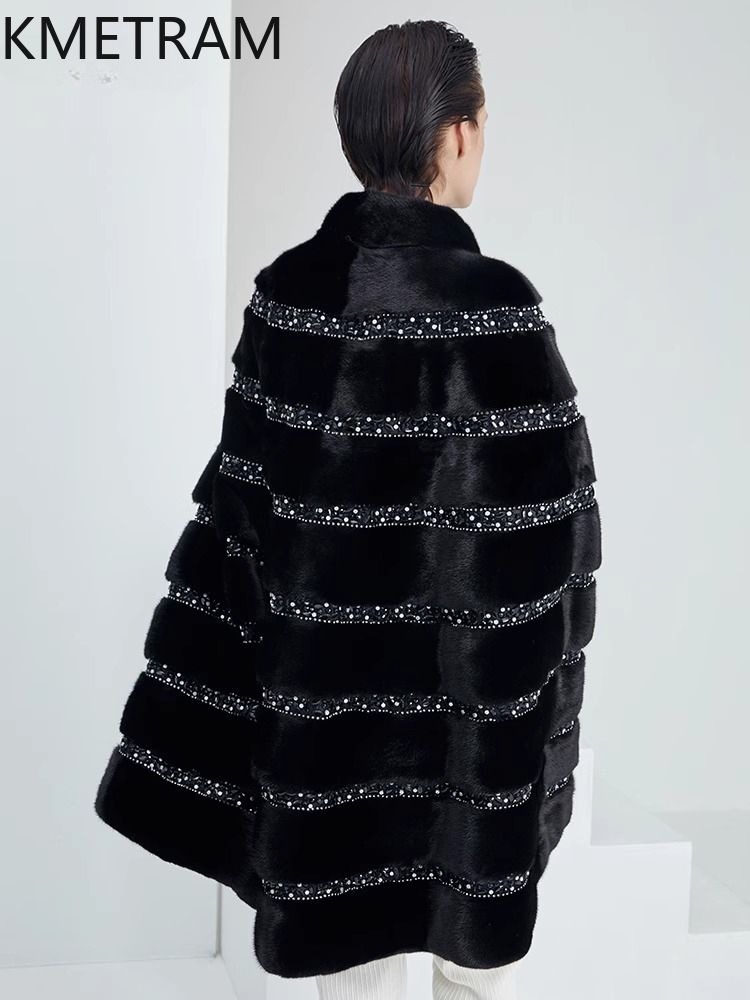 100% Natural Mink Fur Jacket W - Quality Winter Clothing Jacket review and price