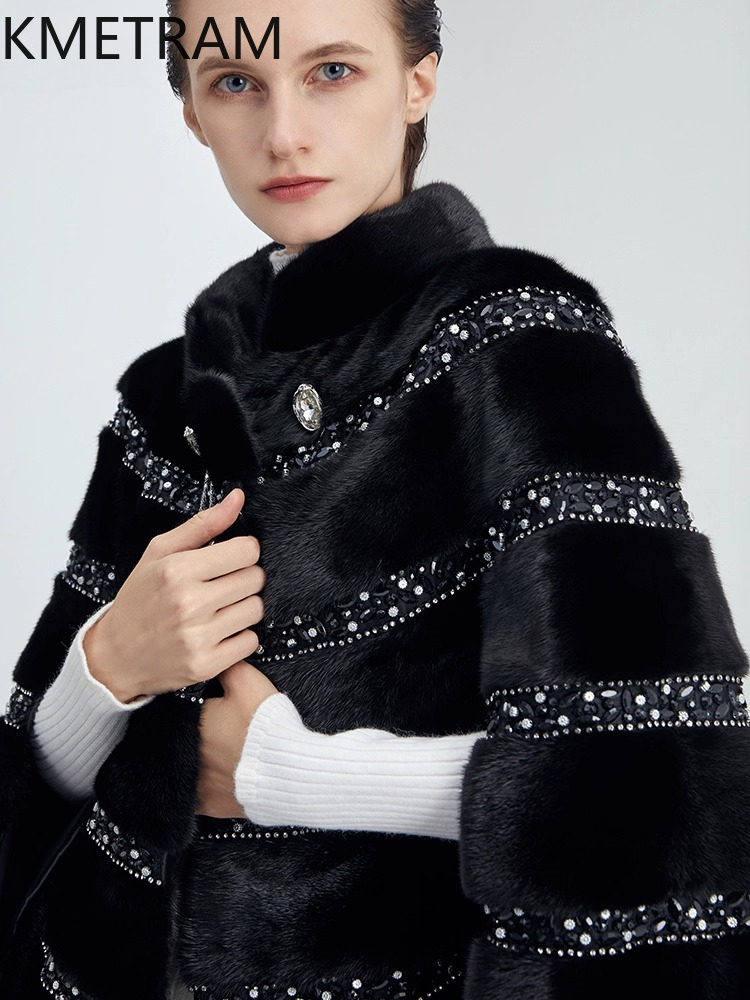 100% Natural Mink Fur Jacket W - Quality Winter Clothing Jacket review and price