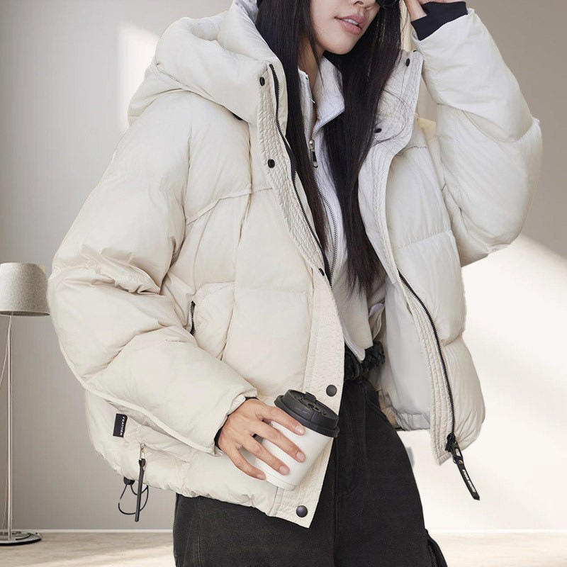 Women Short White Duck Down Ja - Puffer Jacket Women Down review and price