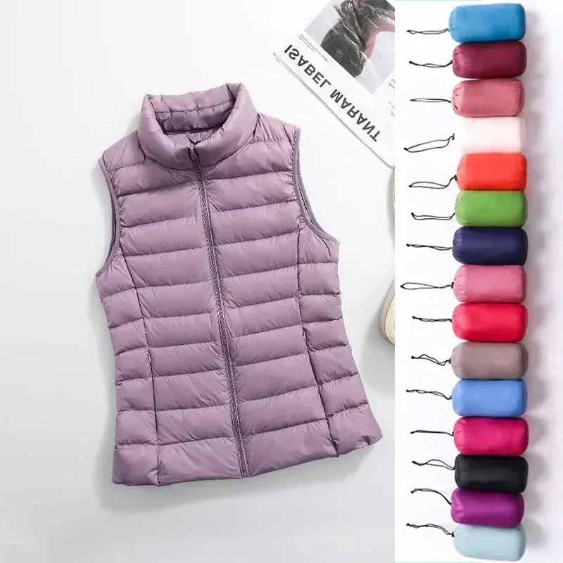 11 Colors Women Vest 2023 New  - Puffer Jacket Women Down review and price