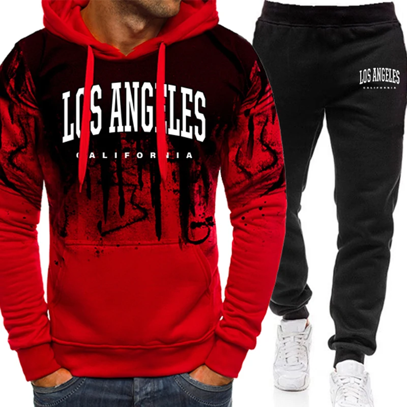 Fashion Men's Tracksuit Print  - Winter Clothing Hoodie review and price