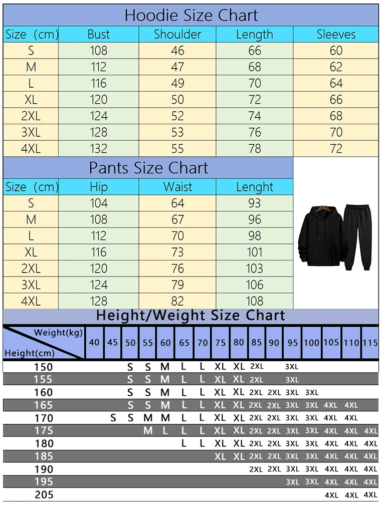 Hot Sales Men's Hoodies 2 Pcs  - Winter Clothing Hoodie review and price