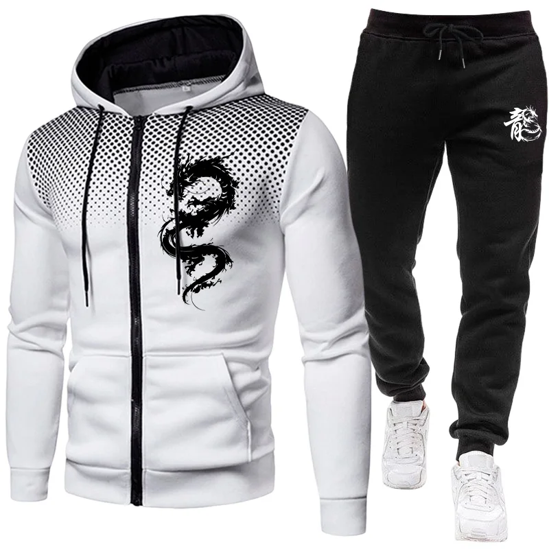 Men's Paris Dragon Pattern Fas - Winter Clothing Hoodie review and price