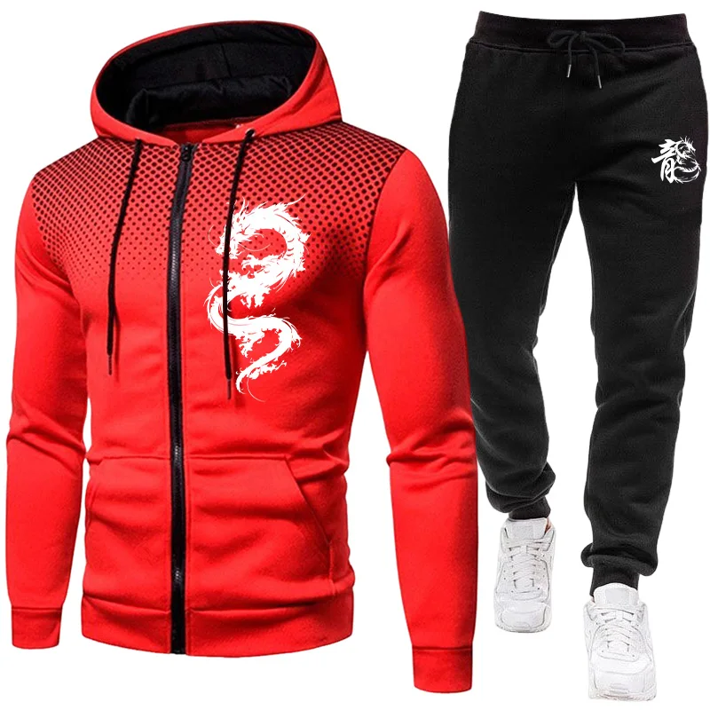 Men's Paris Dragon Pattern Fas - Winter Clothing Hoodie review and price