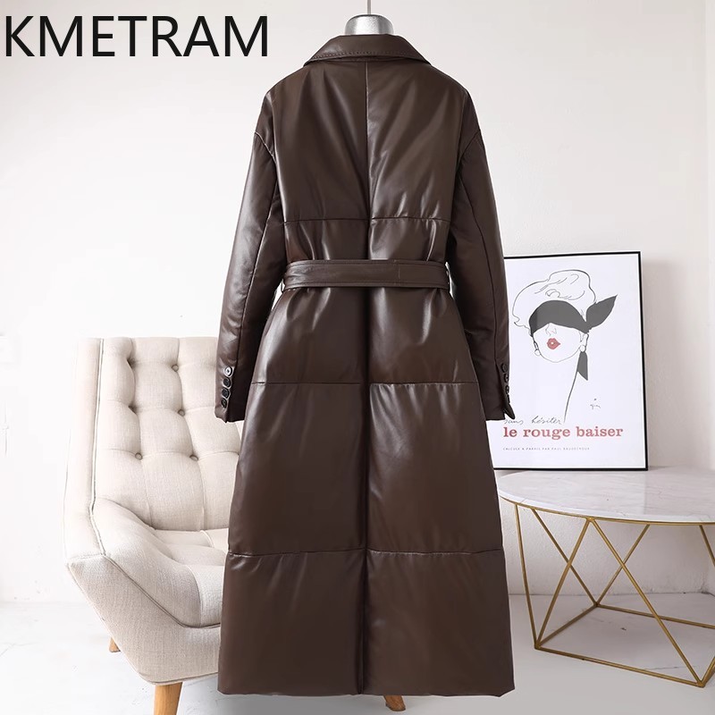 White Goose Down Genuine Leath - Puffer Jacket Women Down review and price
