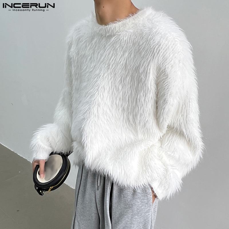 2023 Men Pullovers Solid Color - Winter Clothing Colors review and price