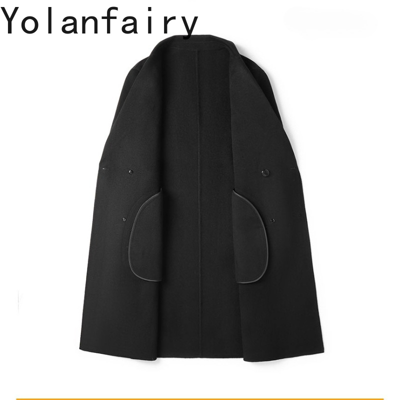YOLANFAIRY 100% Pure Wool Coat - Quality Winter Clothing Jacket review and price