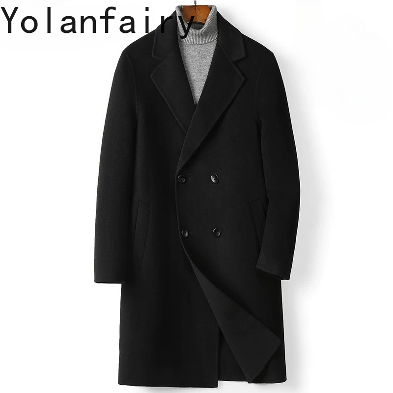 YOLANFAIRY 100% Pure Wool Coat - Quality Winter Clothing Jacket review and price