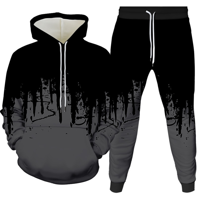 Ink Painting 3D Printed Hoodie - Winter Clothing Hoodie review and price